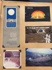 1963 Hollywood Bowl 42nd Season Program Brochure Postcards Vintage LA Scrapbook