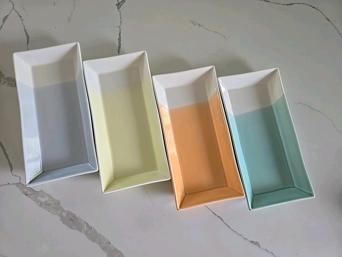 Of 4 Royal Doulton Tapas Sushi Rectangular Serving Plates Ne