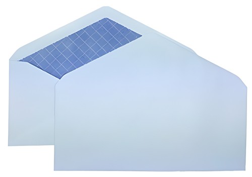 500 ShippingMailers 4 1/8 x 9 1/2 White Security #10 Envelopes /w Gummed