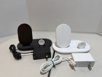 (2) Belkin Boost up 3-in-1 Wireless Charging Dock iPhone/Apple Watch