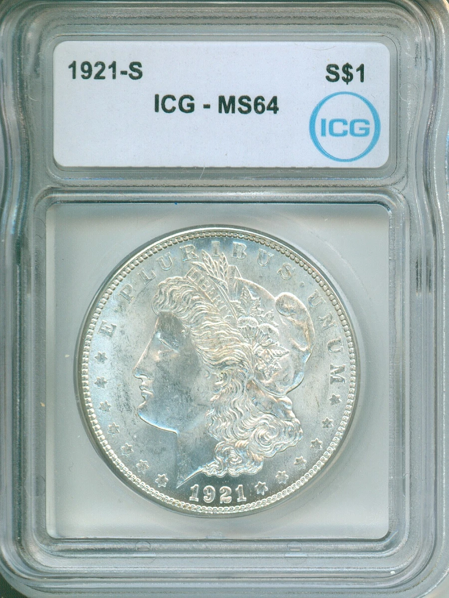 MS 64 Graded 1921 Year Morgan US Dollars (1878-1921) for sale | eBay