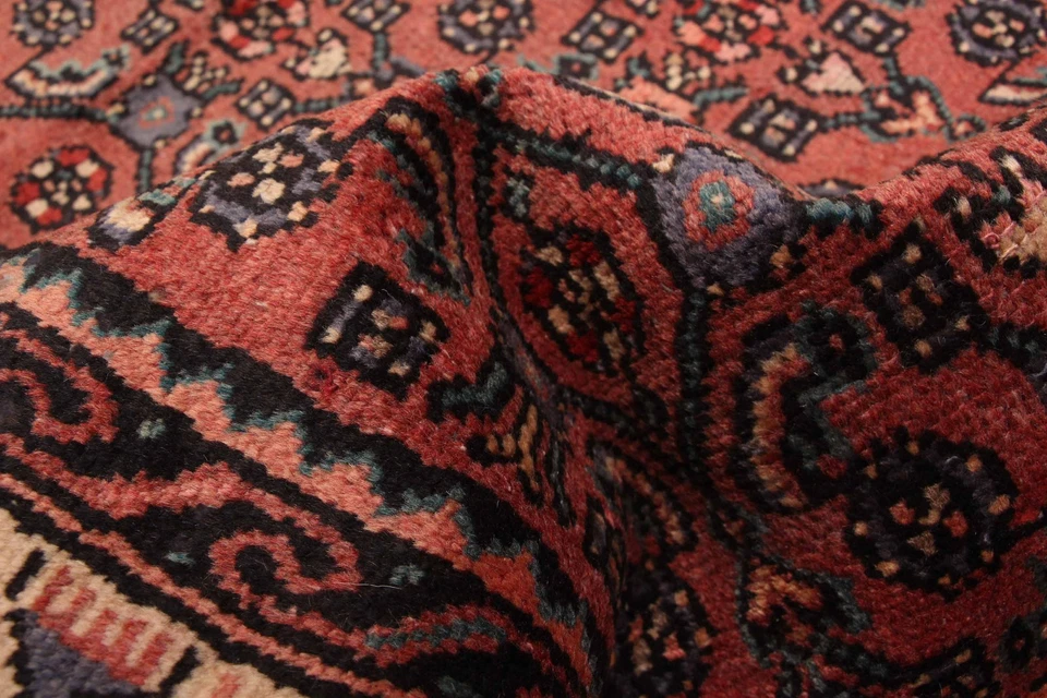 Vintage Hand-knotted Runner Rug 2'4" x 9'8" Traditional Oriental Wool Carpet - Image 3 of 4
