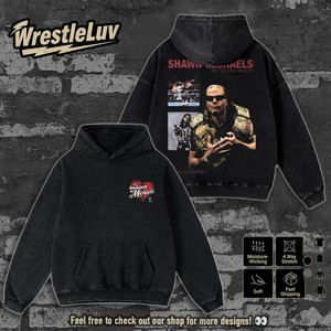 〜00s HBK Shawn Michaels Hoodie Shawn Michaels Hoodie | Legends WWE Men's Hoodie | 500 Level – 500