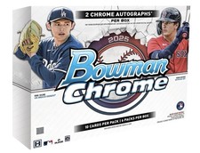 2025 Bowman Chrome Baseball Hobby Box | Factory Sealed 2 Autos
