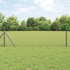 WALPLUS Hexagon Fence Grey 0.8x50 m PVC Coated Chicken Wire Garden Fence 1.20 per metre