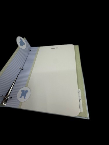 Hallmark First-Year Memory Book Baby Boy Blue – “As Loved As a Baby Can Be” New - Picture 2 of 16