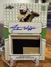 2022 Leaf Perfect Game Andrew Wiggins Prospect Patch Auto #/10 2026 Top 5 Pick