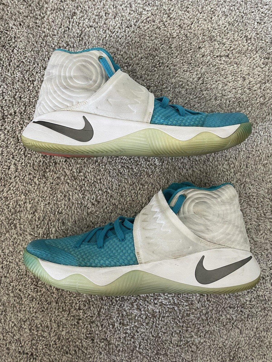 Size 12 - Nike Kyrie 2 Christmas 2015 XMAS White Obsidian Blue Box