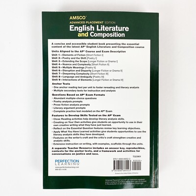 Advanced Placement English Syllabus