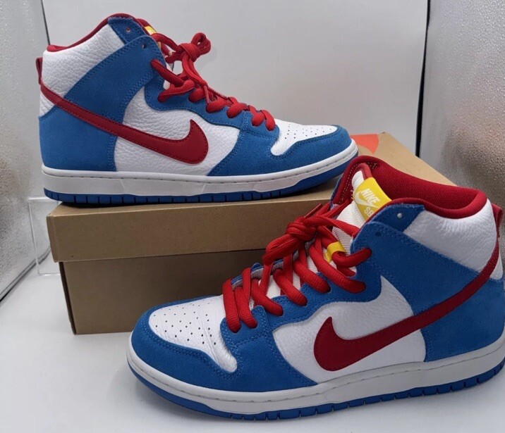 Size 4 - Nike SB Dunk High Doraemon CI2692-400 Skate Shoe Women 5.5