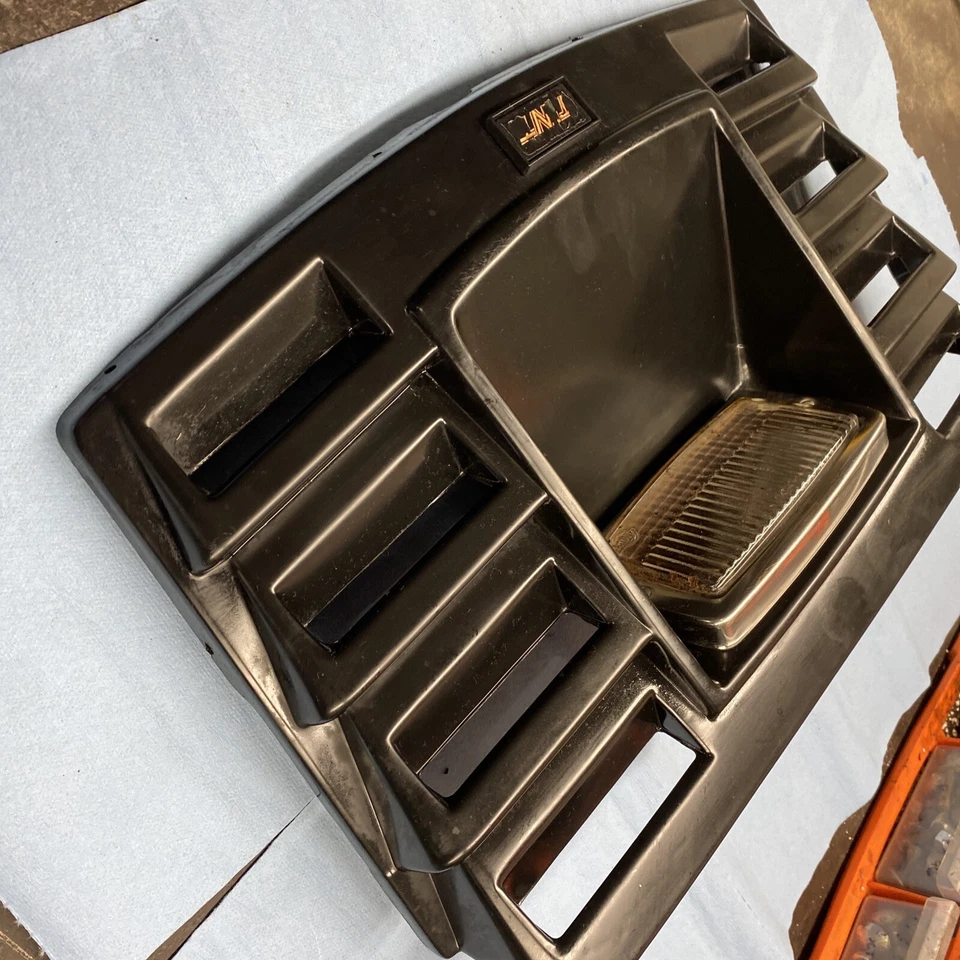 Vintage 73 Ski-Doo TNT SILVER BULLET 294 440 Hood center vent and headlight - Image 2 of 4