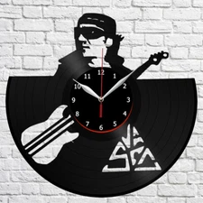 Rock VASCO ROSSI Vinyl Record Wall Clock Fan Art Decor Home 12" 30cm 492