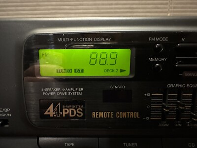Panasonic RX-DT675 AM/FM/CASSETTE/CD Stereo Boombox - Please Read