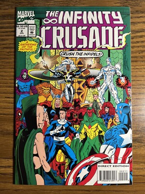 INFINITY CRUSADE 2 DIRECT EDITION RON LIM COVER JIM STARLIN STORY ￼1993 A