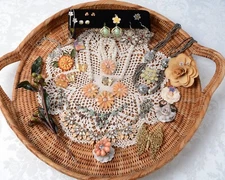 Vintage to Modern WEARABLE Costume Jewelry 20+ Pilgrim Danish, Roman Co, Don-Lin