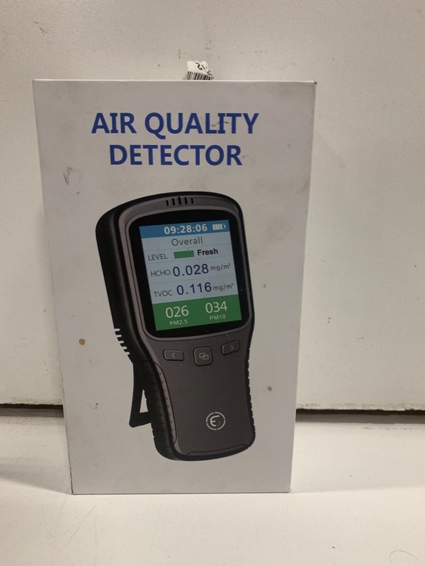 EG Air Quality Monitor, Formaldehyde Detector, Pollution Meter, Sensor, Tester; 