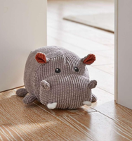"TüRstopper \"Hippo\", HöHe 11 Cm, SandfüLlung Ca. 1 Kg -TüRpuffer Nilpferd"