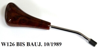 SCHALTKNAUF HOLZ W126 BIS BAUJ. 10/1989 AUTOMATIK ECHTES WURZELHOLZ
