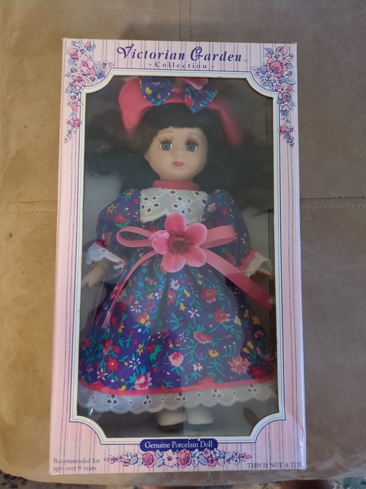 Victorian Garden Porcelain Doll Miniature Collection by Melissa Jane 10