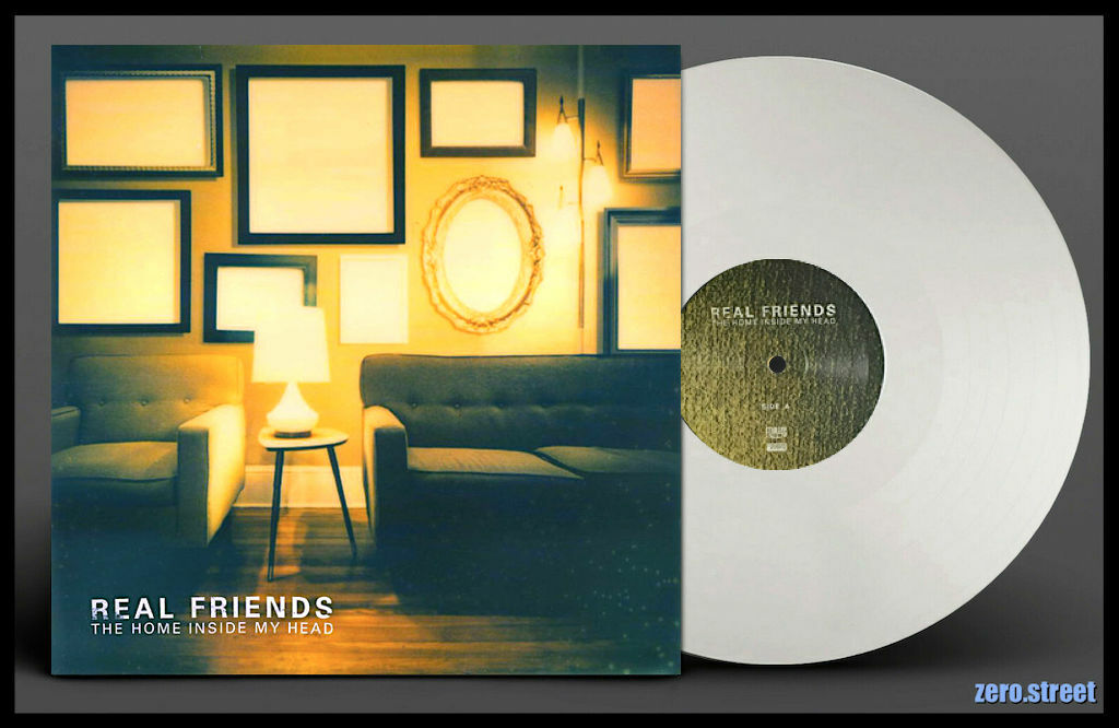 REAL FRIENDS The Home Inside My Head LP on WHITE VINYL New SEALED