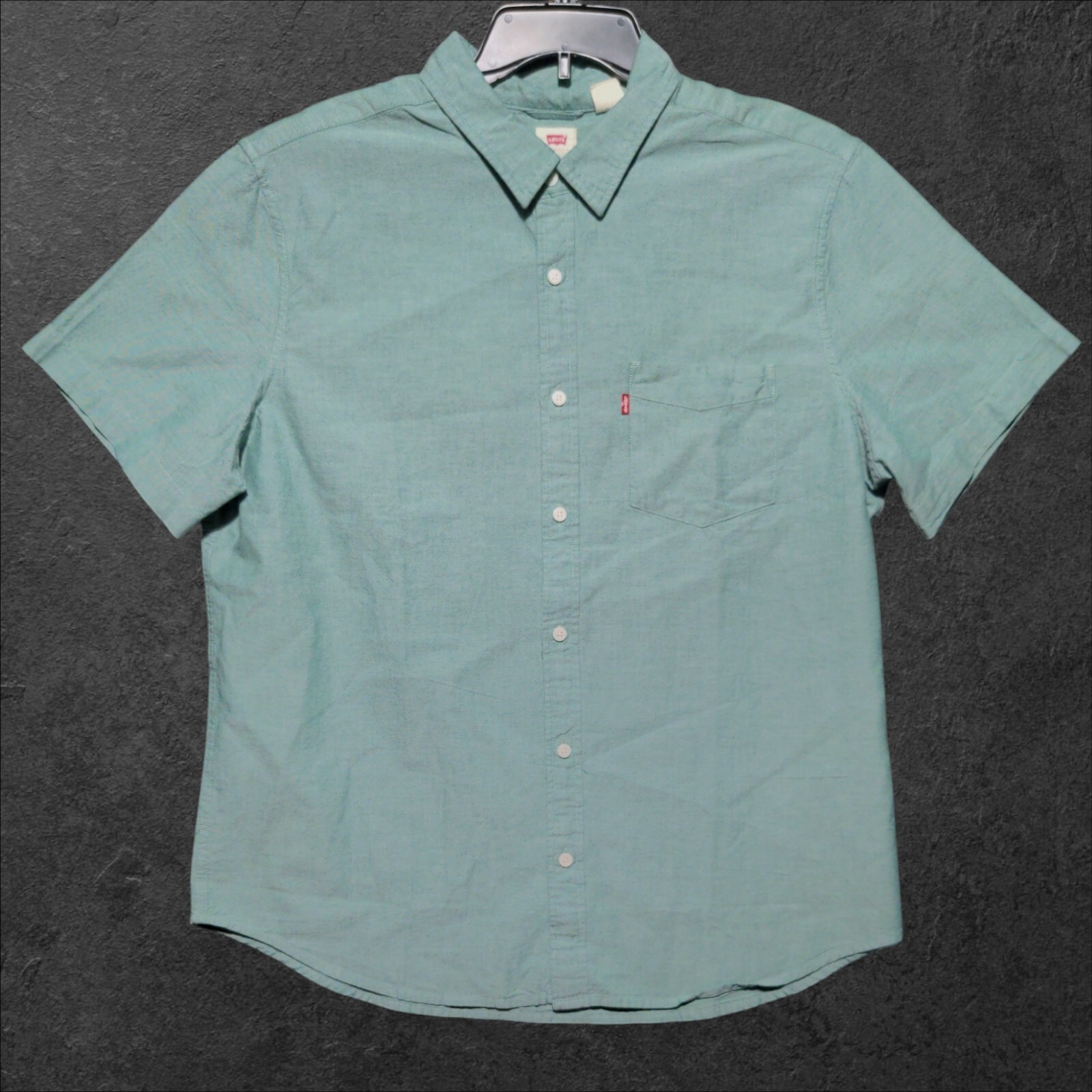 Levi's The One Pocket Collared Short Sleeve Button-up Men's XL Standard Fit