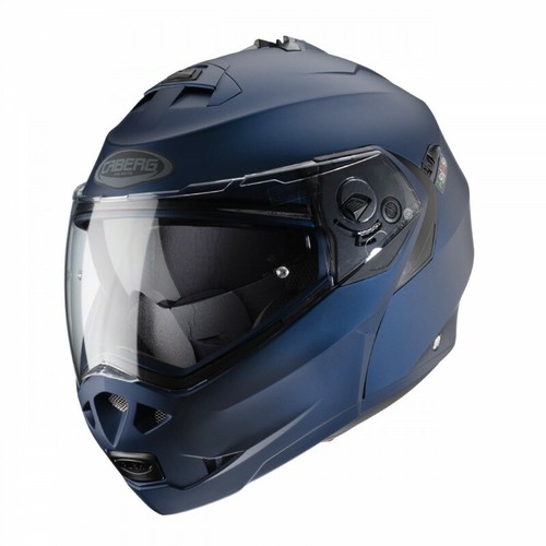 Casco modulare Caberg Duke blu opaco matt blue helmet casque Guzzi Triumph  | eBay