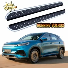 2PCS Running Boards Side Step Nerf Bars Pedals Fits For BYD Atto 3 2022-2024