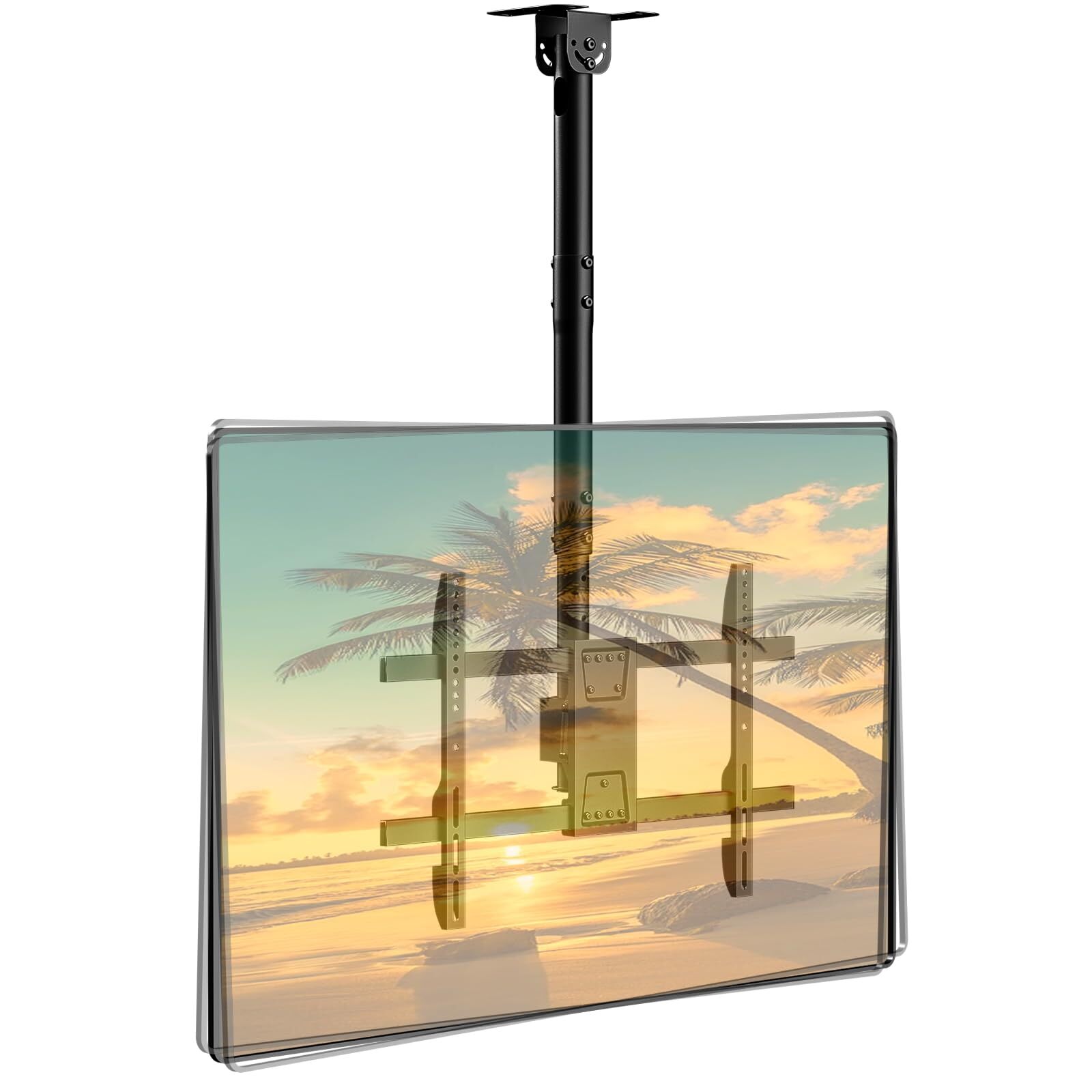 Adjustable Ceiling TV Mount Bracket for 43 to 86 Inch Screens-image
