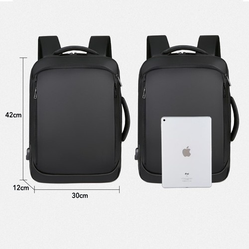 Women Men Anti Theft Backpack Laptop Rucksack Waterproof Travel School Large Bag - Picture 15 of 19