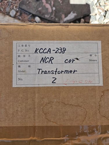 Matsushita Electric Japan Trafo Box KCCA-238 NCR COR 110 V - Bild 11 von 14