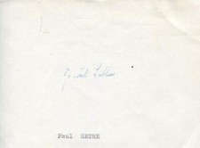 Paul Sethe autograph political author and journalist
