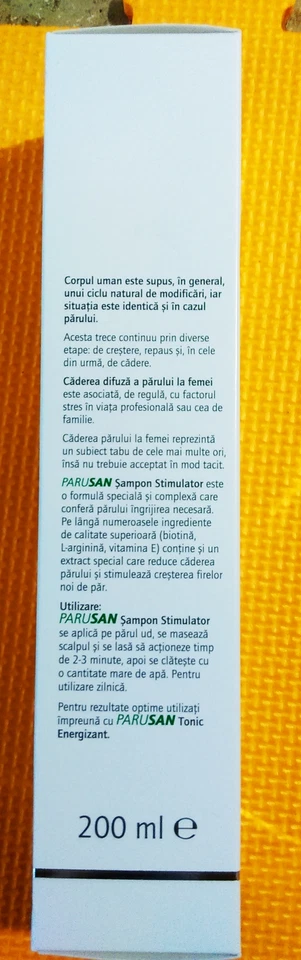 Champú estimulante Parusan + tónico energizante Parusan anti-pérdida de cabello mujeres Foto 4 de 4
