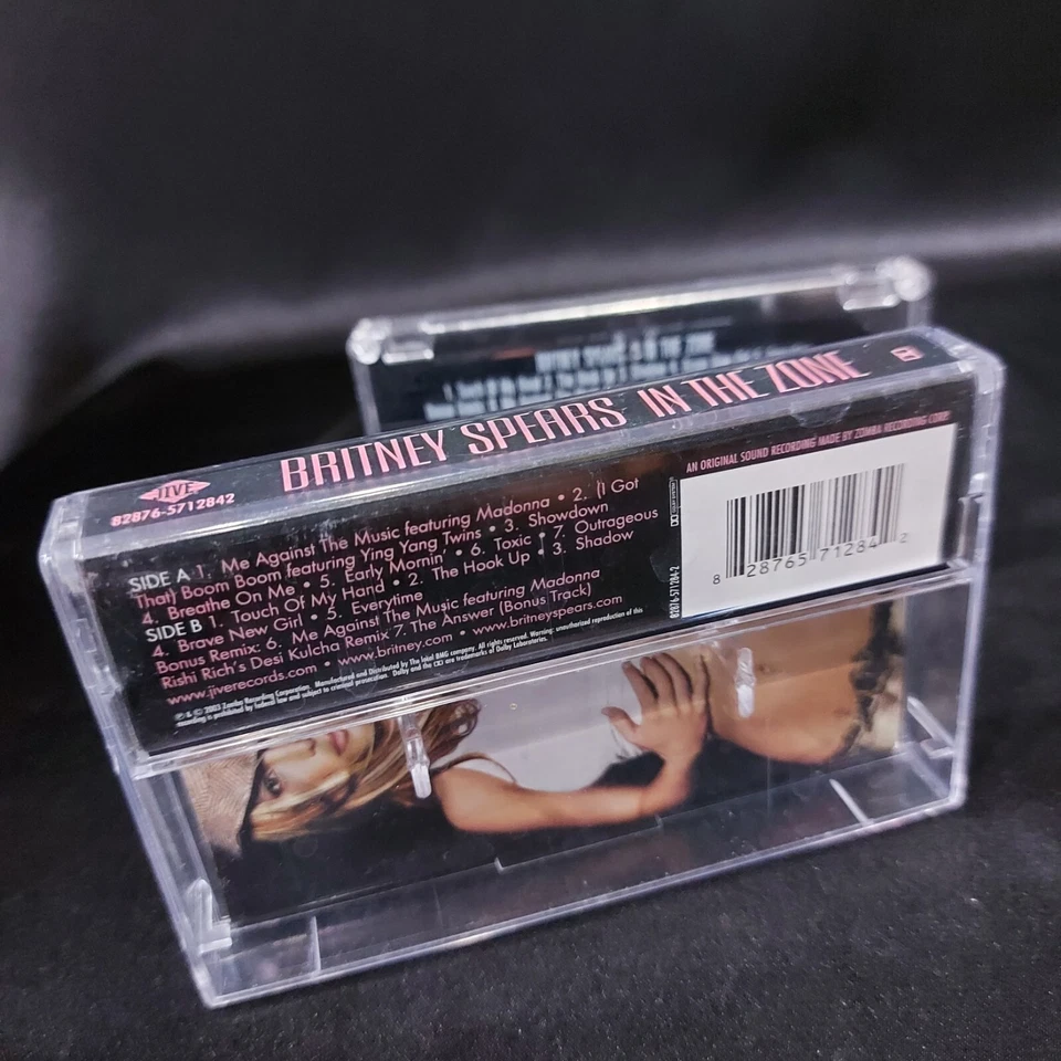 Britney Spears In the Zone Cassette Tape (BMG Thailand 2003) Foto 4 de 4