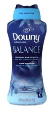 Downy Laundry In-Wash Scent Booster Beads, Crisp Rain & Blue Eucalyptus, 24 Oz.