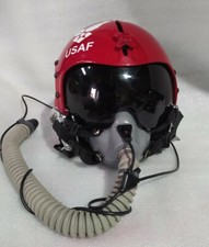 THUNDERBIRD PILOTENHELM HGU-33+ OXY MASK(REPRO) GR XL-XXL+OXYGEN MASK+Bag