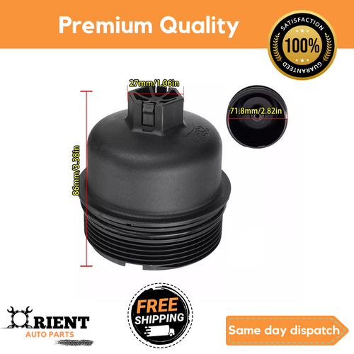 Tappo coperchio alloggiamento filtro olio per Ford Transit Mk7 2006-2016 1303477 - 3M5Q6737AA - Foto 2 di 12