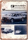 1980 American Motors Corporation AMC Vintage Ad Retro Look Metal Sign A12584