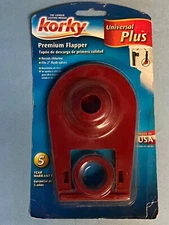 Korky Universal 2” Flapper with Chain for Gravity Flow Toilet Tanks 2001BP