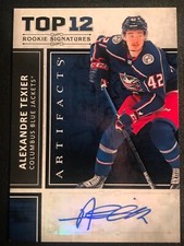 2019-20 UD Top 12 Artifacts Rookie Signatures Auto - Alexandre Texier # RS-AT