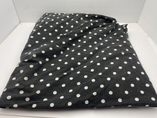 Pottery Barn Kids Dottie Black White Polka Dot Twin Fitted Sheet Polkadot