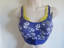 NATORI 32H 752201 GRAVITY CONTOUR UNDERWIRE SPORTS BRA, WILD POPPY, NWT 74
