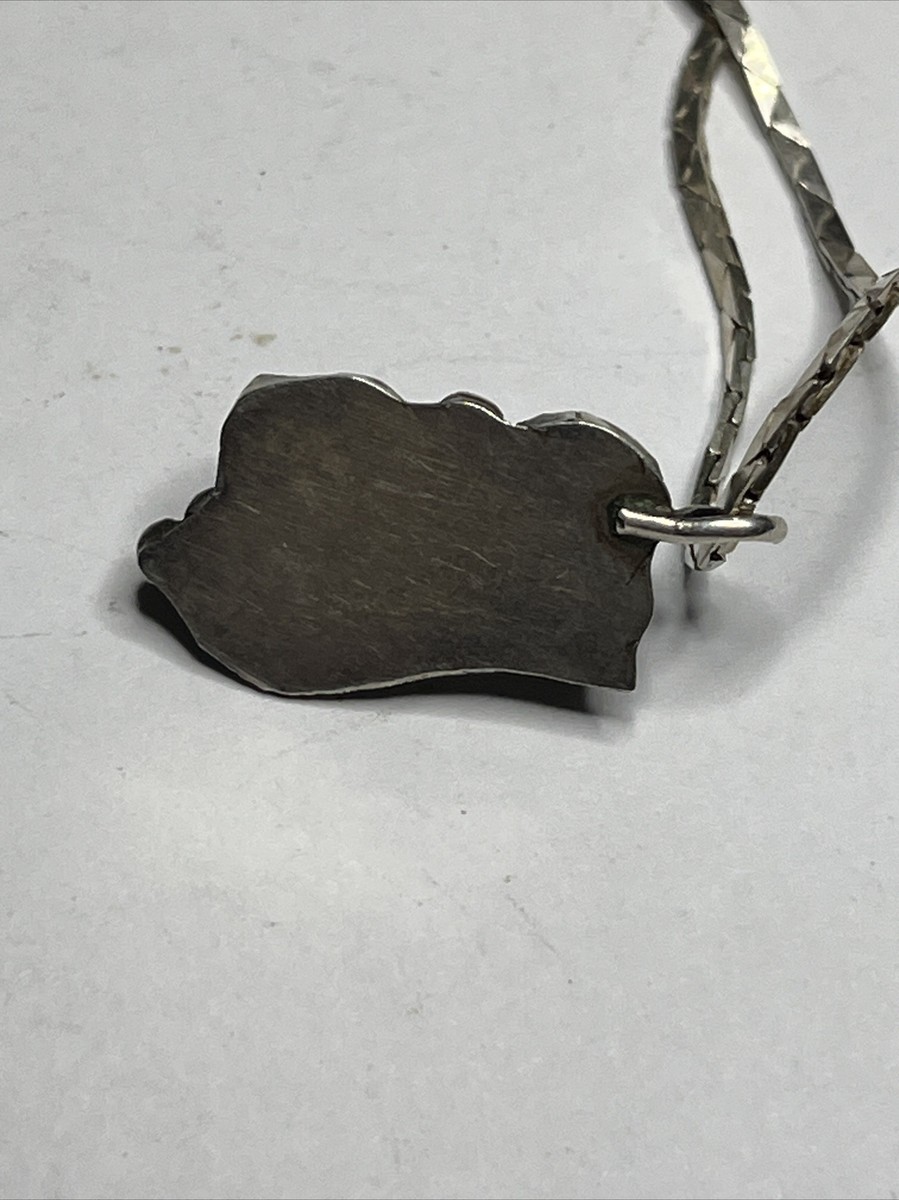 NATIVE AMERICAN Navajo STERLING SILVER TURQUOISE CORAL SEED LEAF