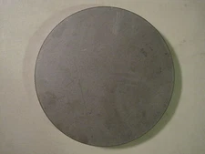 3/8" Steel Plate, Disc Shaped, 5.50" Diameter, 3/8'' A36 Steel (.375)