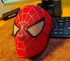 US Stock Spider-Man Ring Remote Control Mask Helmet Eyes Movable Cosplay Prop