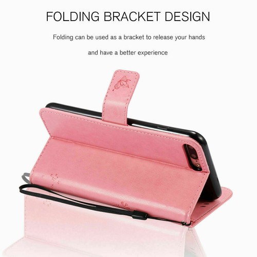 For iPhone 13 12 11 Pro Max SE Case Leather Wallet Flip Stand Phone Cover - Picture 7 of 59