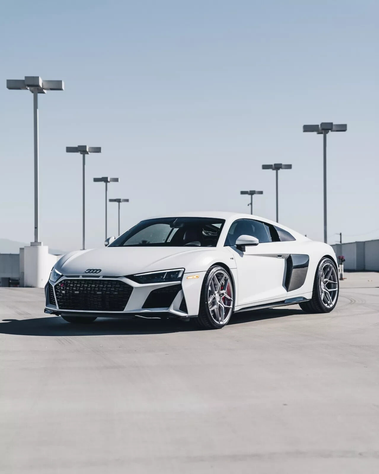 20” ROHANA RFX11 BRUSHED TITANIUM CONCAVE WHEELS FOR AUDI R8