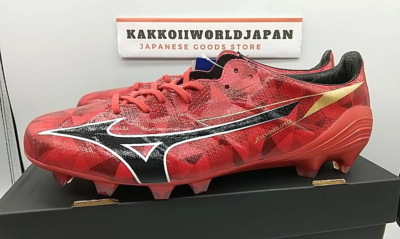 MIZUNO Soccer Cleats Mizuno Alpha 2 JAPAN Ruby Red/Black