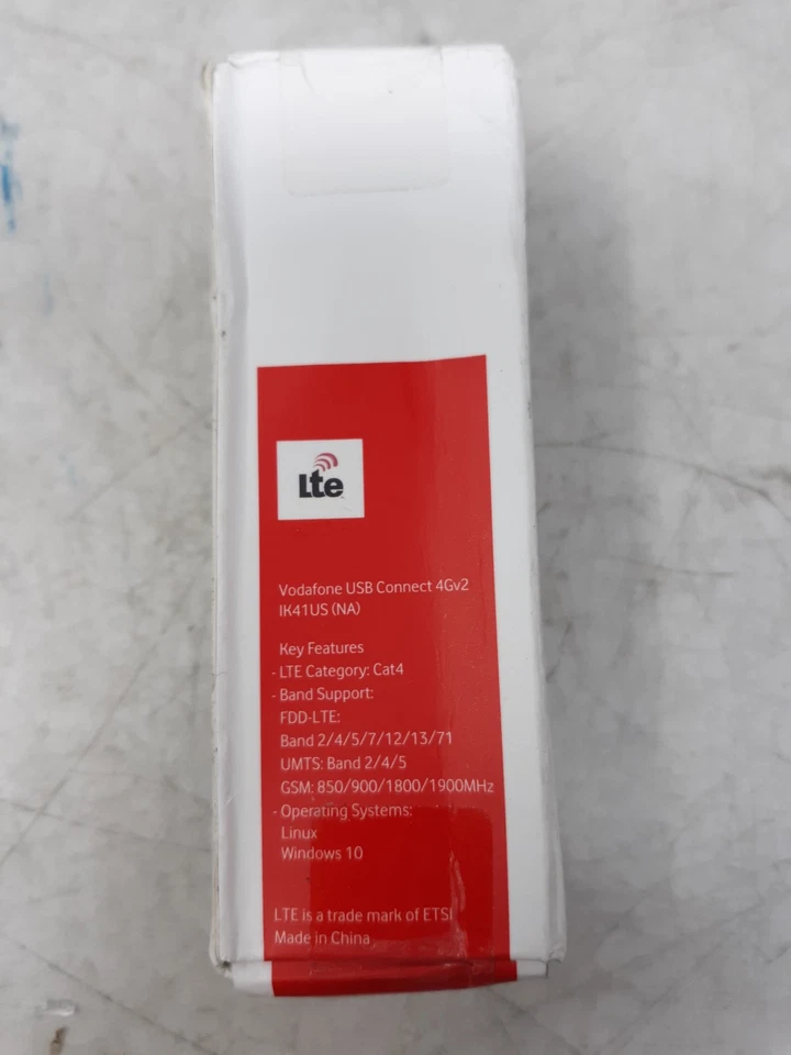 Vodafone USB Connect 4G V2 LTE Modem Cat4 IK41US IoT Nero - Immagine 3 di 4