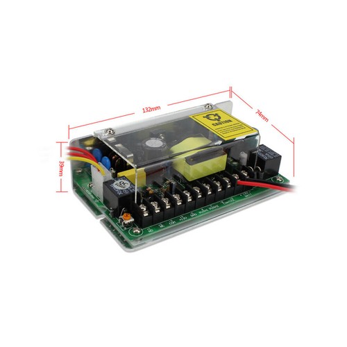 AC100-240V to 12V/5A Power Supply Support Backup Battery for Door Access Control - Picture 2 of 8