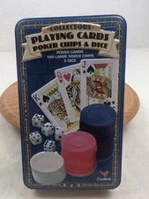 Collectors Playing Cards Porker Chips And Dice. Casino Jackpot Vagas Strip 